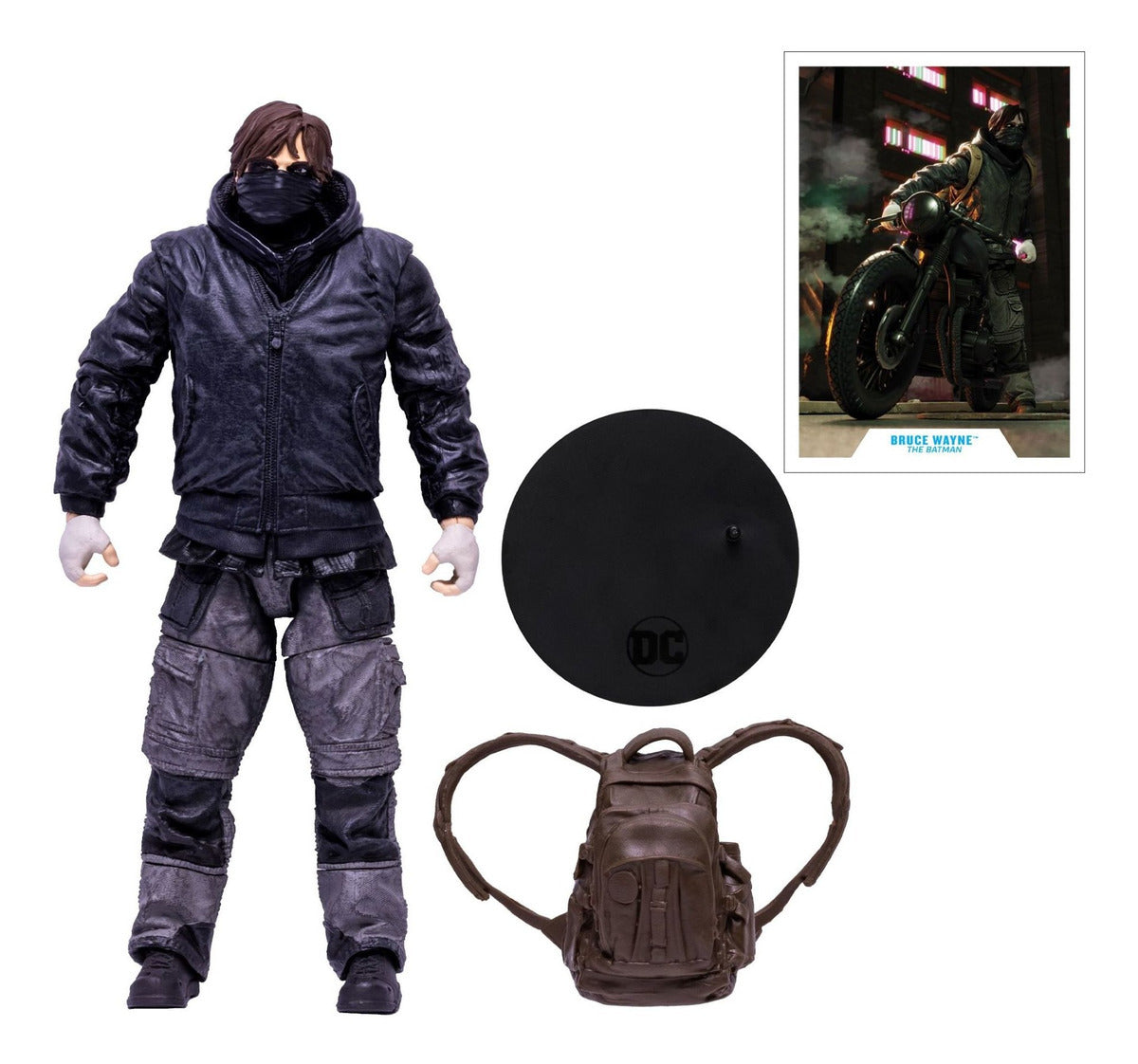 FIGURA BRUCE WAYNE THE BATMAN 2022 MCFARLANE