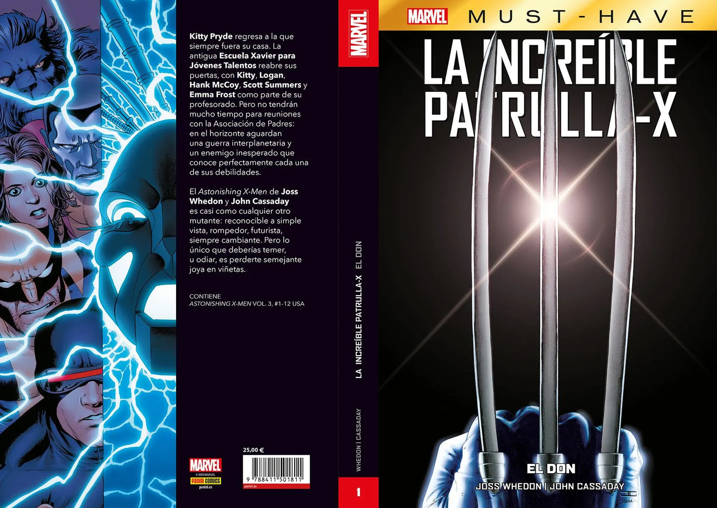 MARVEL MUST-HAVE. LA INCREÍBLE PATRULLA-X 1. EL DON