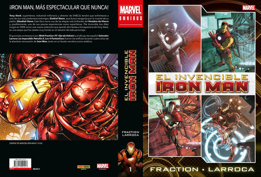 IRON MAN DE FRACTION Y LARROCA 1. (MARVEL OMNIBUS)