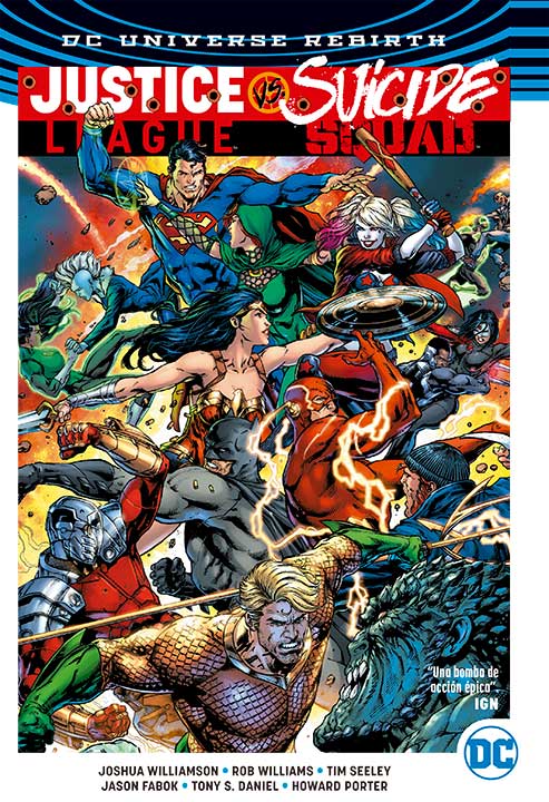 DC UNIVERSE REBIRTH: JUSTICE LEAGUE VS SUICIDE SQUAD (DC COMICS DELUXE)