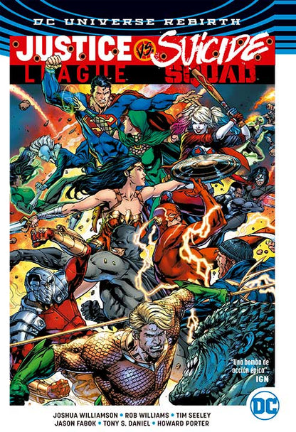 DC UNIVERSE REBIRTH: JUSTICE LEAGUE VS SUICIDE SQUAD (DC COMICS DELUXE)